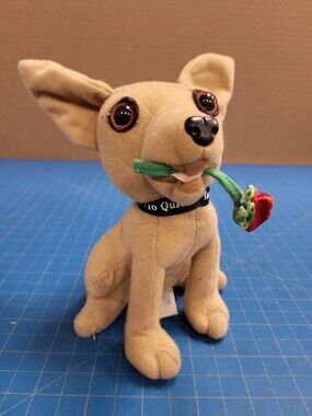 Applause Taco Bell Chihuahua Plush Dog Rose Vintage Collectible Toy Stuffed